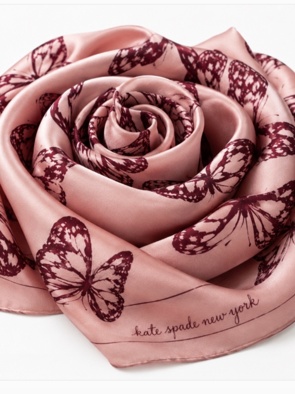 KATE SPADE Spring Flight Silk Square Scarf - Picture 9 of 9